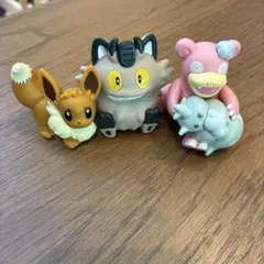 ポケモン フィギュア 3体セット イーブイ ニャース （ガラル）ヤドン
