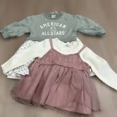 プティマイン ワンピース、トップスの2着セット