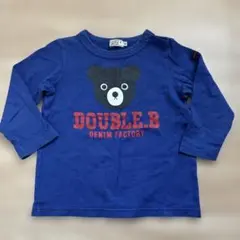 ミキハウス　ダブルB ロンT 長袖カットソー　90