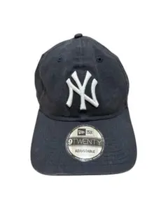 New Era 9TWENTY ネイビー 古着 ヤンキース ヴィンテージ風