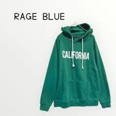 【RAGE BLUE 】グリーン パーカー フーディー　カジュアル　トップス