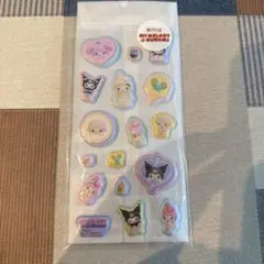 NETFLIX MY MELODY&KUROMI ぷくっとシール