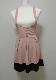 ♦TRALALA♦　トゥララ 　新品未使用　ジャンパースカート ピンク　M