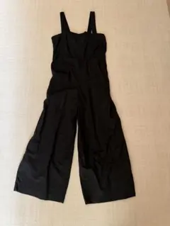 ユニクロサロペット黒Lサイズのサムネイル