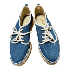 gaimo デニム厚底エスパドリーユ38