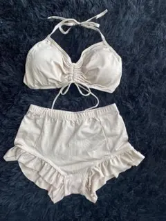 水着　ベージュ