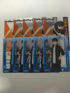 ハイキュー　セリアカード　影山飛雄