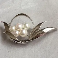 本真珠 ブローチ