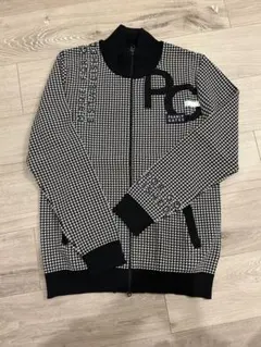 高級感✨パーリーゲイツ ダウンジャケット 千鳥柄 ロゴ入り サイズ2