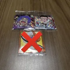 ONEPIECE ワンピース 大海賊 シールウエハース 3枚セット ⑥