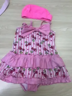 RONI チェリー柄 ワンピース水着 110cm