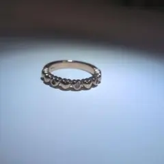 値下げ中シルバービーズデザインリング