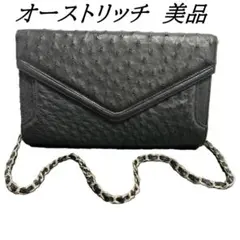 美品　オーストリッチ　ショルダー ハンド バッグ　TOHPO　本皮 本革 レザーのサムネイル