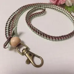 リボンレイ 4本編み✿ターコイズブルー×パープル ククイナ ♢ネック 