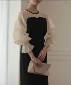 ドレス ブラック/ホワイト　epicday