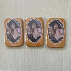 大場花菜　イコラブ DMMスクラッチ E賞　スクエア缶バッジ ×3