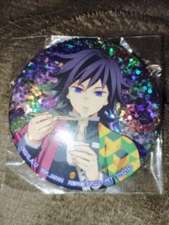 鬼滅の刃　namco デジタルミニゲーム　ハート缶バッジ　ホログラム　冨岡義勇 鬼滅の刃 namco デジタルミニゲーム ハート缶バッジ ホログラム