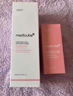 medicube PDRN PINK CICA トナーとコラーゲンセラム