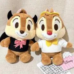 チップ＆デール　ぬいぐるみ　キーホルダー　ストラップ　まとめ売り　天使　悪魔