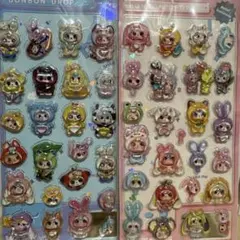 BabyThree ベイビースリー ベビスリ ボンボンドロップシール 2枚セット