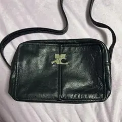 Courrèges ショルダーバッグ ヴィンテージ 本革