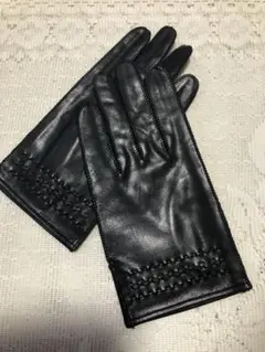 紳士革手袋（黒）