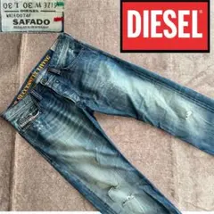 DIESEL SAFADO ダメージデニム　ジーンズ　デニム　ジーンズ　W30