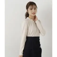 プロポーションボディドレッシング　ふくれジャガードトップス