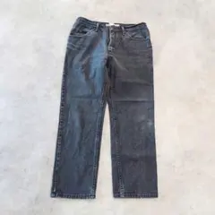 Lee リー 200 W34 ブラックデニム ボトム 古着 黒 18524