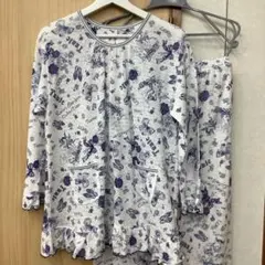 鴨居羊子　TUNIC メロンジャガード　綿100% 8分袖　パジャマ　新品タグ付のサムネイル