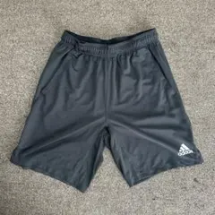 adidas アディダス ハーフパンツ ショートパンツ ブラックOサイズ(XL)
