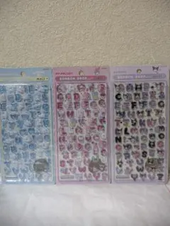 新作【正規品】ボンボンドロップシール 文字 シナモロール マイメロディ クロミ