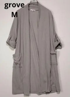 grove ロングカーディガン グレー Mサイズのサムネイル