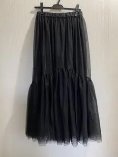 【新品未着用】GALLARDA GALANTE チュールロングスカートのサムネイル