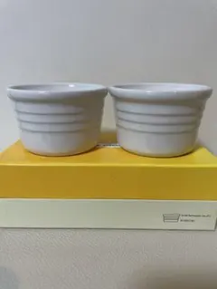 《新品》LE CREUSET ホワイト ラムカン 2個セット 白のサムネイル