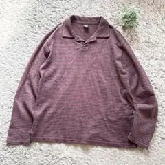 【field/dream】ボーダー長袖 ポロシャツ カットソー 入手困難 希少