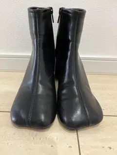 MM6 メゾンマルジェラレザーブーツ40 新品未使用 Maison Margiela(メゾンマルジェラ) / 足袋ブーツ/40/BLK/レザー