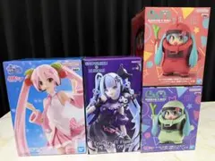 初音ミク プライズフィギュア 4点セット まとめ売り