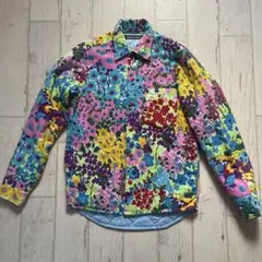 Bohemians 花柄 中綿キルティングシャツ 0 XS サイドポケット付