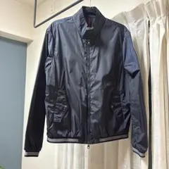 美品　MONCLER モンクレール　ネイビー ナイロンブルゾン　XL