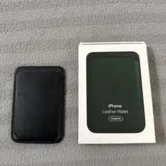 iPhone leather wallet MagSafe