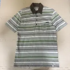 VOLCOM ストライプ ポロシャツ Mのサムネイル