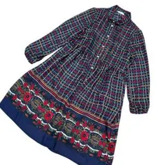 Ray Cassin 花柄 ワンピース レトロ