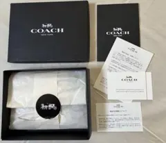 新品未使用 コーチ 三つ折り財布　ウィン スモール ウォレット レザー