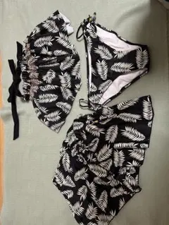 水着　黒　３点セット