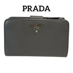 2025年最新】PRADA カラー：グレイ系 二つ折り財布の人気アイテム