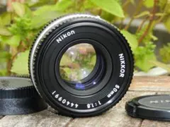 NIKKOR 50mm f/1.8 人気のパンケーキレンズ 日本製 美品/C-PLフィルター付き] ニコンNikon Ai Nikkor 50mm F1.8 S (Ai-S