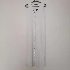 ザラ シンプル 新品未使用 リブニットマキシワンピース セクシー タイトワンピ