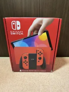 【美品】Nintendo Switch 有機EL マリオレッド 本体一式 初期化