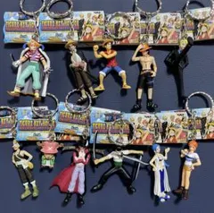ワンピース フィギュアキーホルダー ルフィ海賊団集結編 全11種 フルコンプ